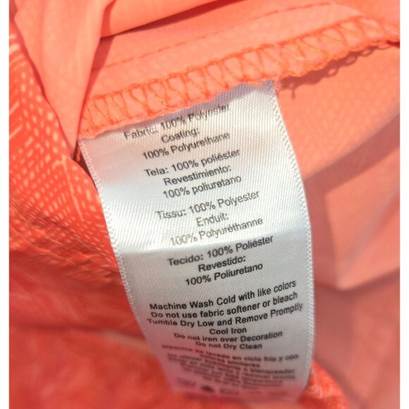 Asics Womens Windbreaker Running Jacket Large Coral Hooded - Picture 6 of 10